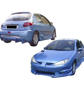 Kit carrosserie pour Peugeot 206 (98 - 08) - KDMPARTS EUROPE TUNING STORE