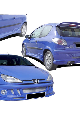 Kit carrosserie pour Peugeot 206 (98 - 08) – Look Cobra - KDMPARTS EUROPE TUNING STORE