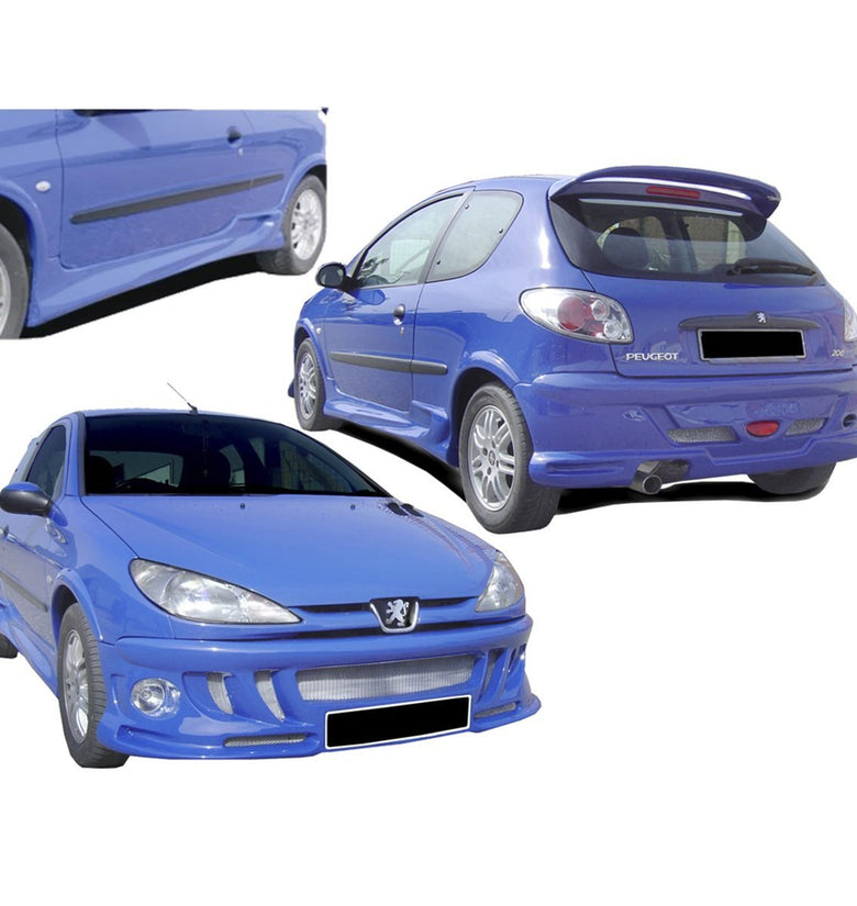 Kit carrosserie pour Peugeot 206 (98 - 08) – Look Cobra - KDMPARTS EUROPE TUNING STORE