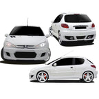 Kit carrosserie pour Peugeot 206 (98 - 08) – Look drift - KDMPARTS EUROPE TUNING STORE
