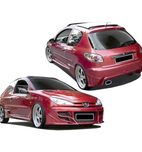 Kit carrosserie pour Peugeot 206 (98 - 08) – Look Impact - KDMPARTS EUROPE TUNING STORE