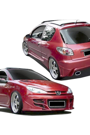 Kit carrosserie pour Peugeot 206 (98 - 08) – Look Impact - KDMPARTS EUROPE TUNING STORE