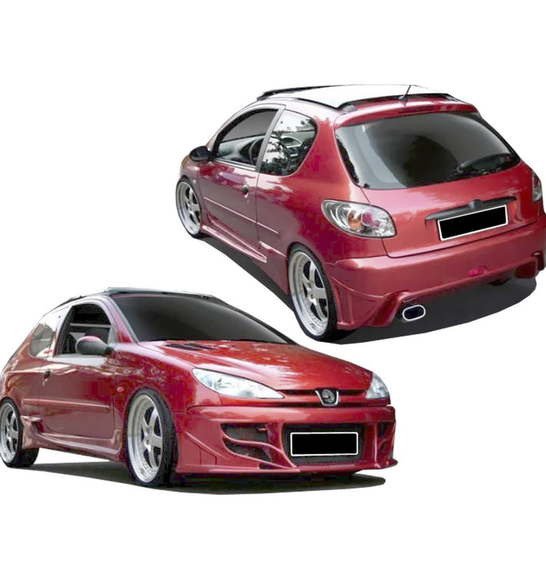 Kit carrosserie pour Peugeot 206 (98 - 08) – Look Impact - KDMPARTS EUROPE TUNING STORE