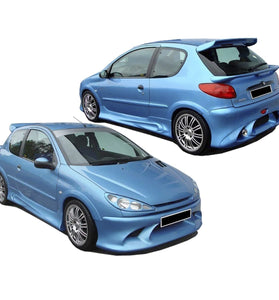 Kit carrosserie pour Peugeot 206 (98 - 08) – Look Infinity - KDMPARTS EUROPE TUNING STORE