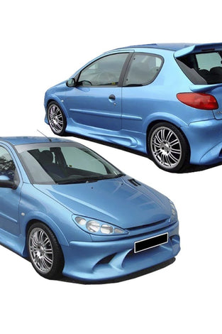 Kit carrosserie pour Peugeot 206 (98 - 08) – Look Infinity - KDMPARTS EUROPE TUNING STORE