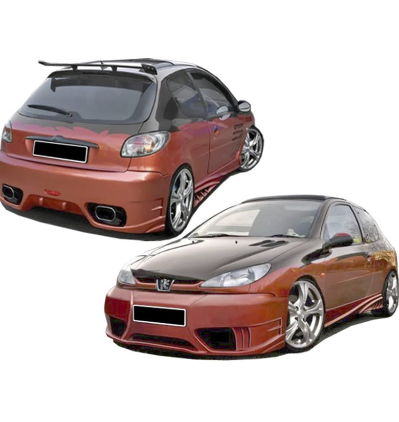 Kit carrosserie pour Peugeot 206 (98 - 08) – Look Modena - KDMPARTS EUROPE TUNING STORE