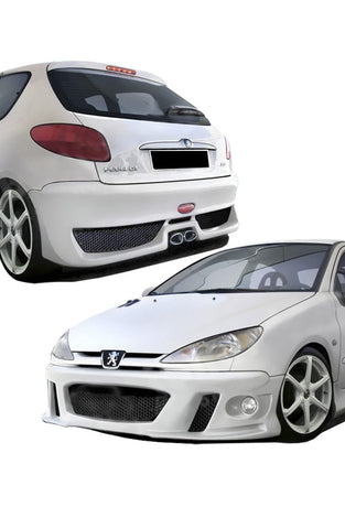 Kit carrosserie pour Peugeot 206 (98 - 08) Look Racing - KDMPARTS EUROPE TUNING STORE