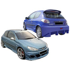 Kit carrosserie pour Peugeot 206 (98 - 08) Look RS - KDMPARTS EUROPE TUNING STORE