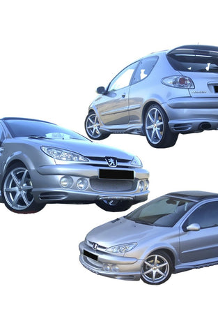 Kit carrosserie pour Peugeot 206 (98 - 08) – Look Super GT - KDMPARTS EUROPE TUNING STORE