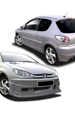 Kit carrosserie pour Peugeot 206 (98 - 08) – Look Wilder - KDMPARTS EUROPE TUNING STORE
