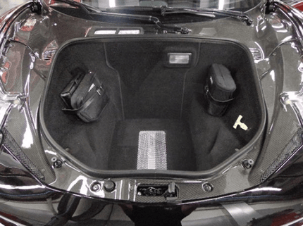 Kit de panneau de couvercle de coffre avant LHD pour Ferrari F458 Coupé Italia / Spider 2010 - 2014 en fibre de Carbone haute brillance - KDMPARTS EUROPE TUNING STORE