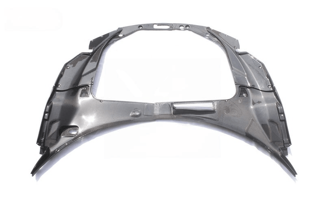 Kit de panneau de couvercle de coffre avant LHD pour Ferrari F458 Coupé Italia / Spider 2010 - 2014 en fibre de Carbone haute brillance - KDMPARTS EUROPE TUNING STORE