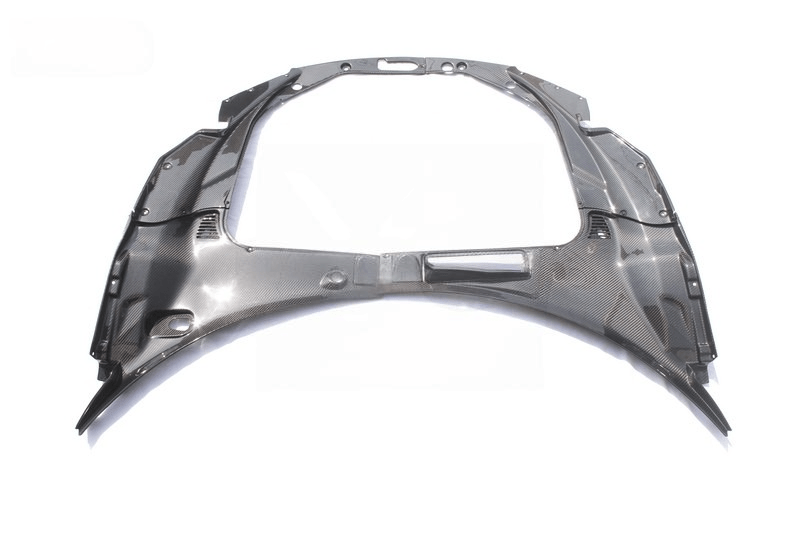 Kit de panneau de couvercle de coffre avant LHD pour Ferrari F458 Coupé Italia / Spider 2010 - 2014 en fibre de Carbone haute brillance - KDMPARTS EUROPE TUNING STORE