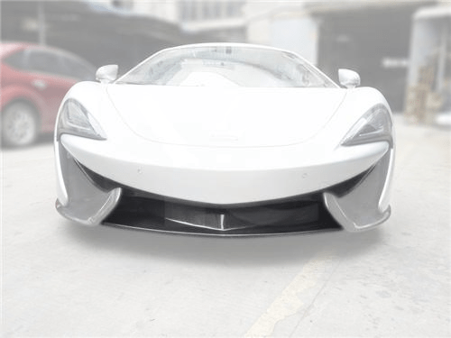 Lame de pare chocs avant centrale de style OEM McLaren 570S 2016 - 2017 en fibre de Carbone - KDMPARTS EUROPE TUNING STORE