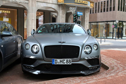 Lame de pare chocs avant en fibre de carbone de DMC pour Bentley Continental GT Coupé et GTC Cabriolet (2016 - 2017) - KDMPARTS EUROPE TUNING STORE