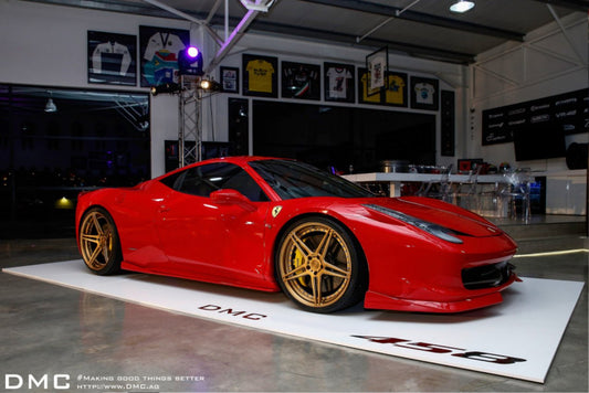 Lame de pare chocs avant en fibre de carbone de DMC pour Ferrari 458 Coupé et Spider - KDMPARTS EUROPE TUNING STORE