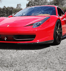 Lame de pare chocs avant pour Ferrari F458 Coupé Italia / Spider 2010 - 2014 en fibre de Carbone haute brillance - KDMPARTS EUROPE TUNING STORE