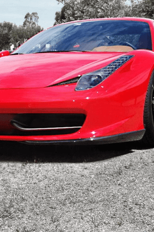 Lame de pare chocs avant pour Ferrari F458 Coupé Italia / Spider 2010 - 2014 en fibre de Carbone haute brillance - KDMPARTS EUROPE TUNING STORE