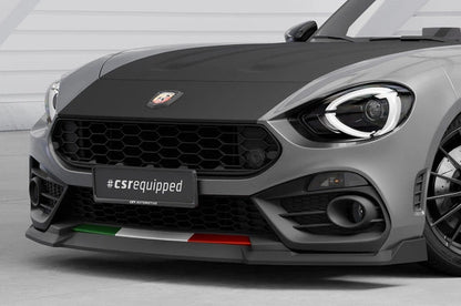 Lame de pare chocs avant pour Fiat 124 Spider Abarth 2016 - 2019 - KDMPARTS EUROPE TUNING STORE