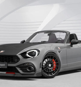 Lame de pare chocs avant pour Fiat 124 Spider Abarth 2016 - 2019 - KDMPARTS EUROPE TUNING STORE
