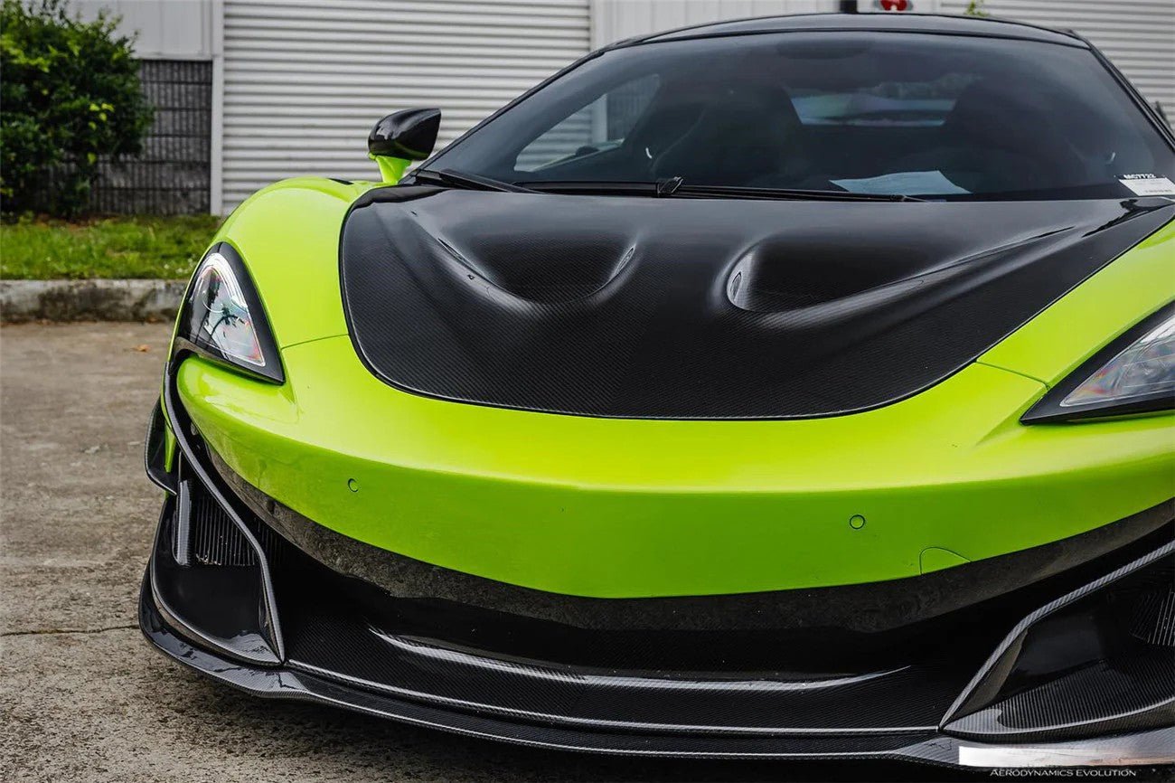 Lame de pare chocs avant pour McLaren 540C 570S 600LT 2016 - 2021 en fibre de carbone forgée - KDMPARTS EUROPE TUNING STORE