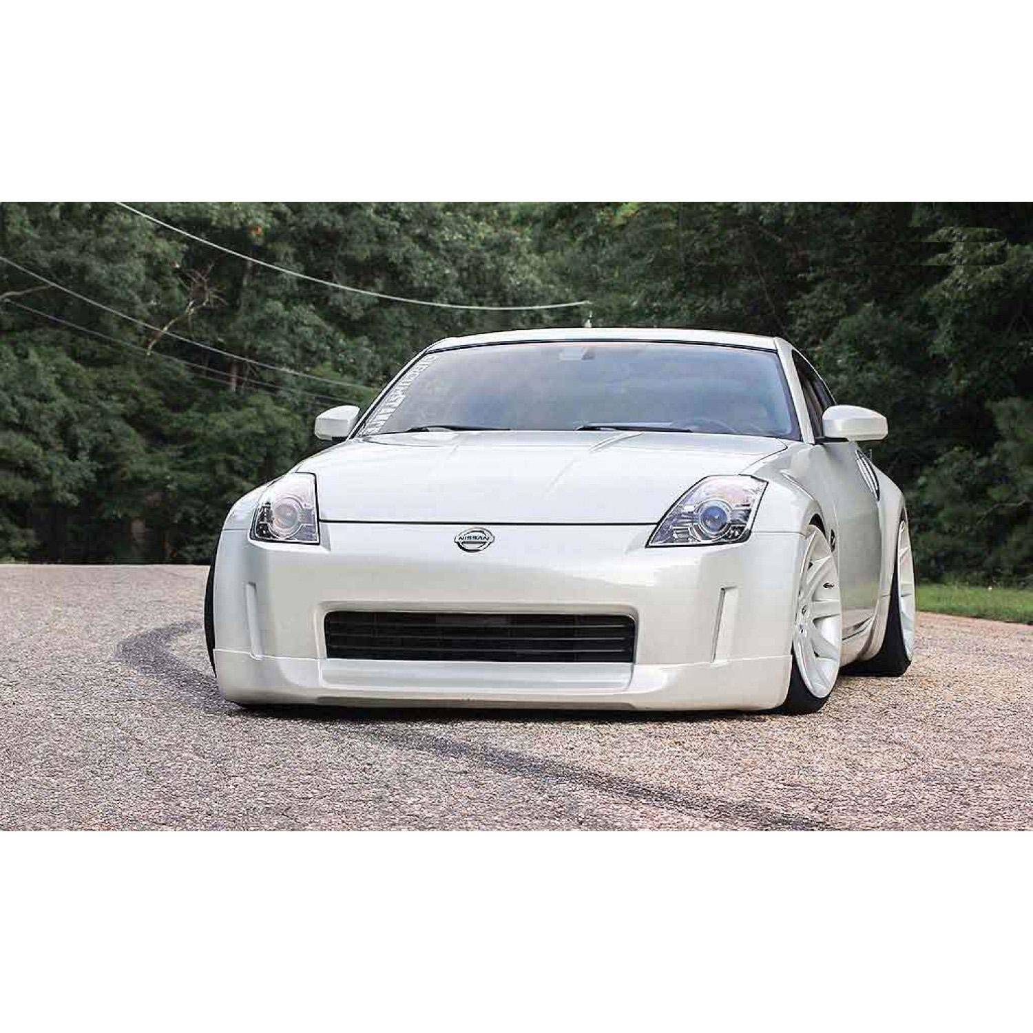 Lame de Pare chocs avant pour Nissan 350Z 2003 - 2005 Style JDM - KDMPARTS EUROPE TUNING STORE