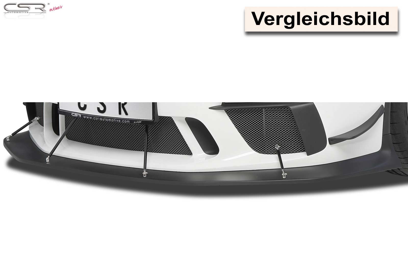 Lame de pare chocs avant style Cup pour Porsche 911/991 GT3 / GT3 RS avec stabilisateurs - KDMPARTS EUROPE TUNING STORE