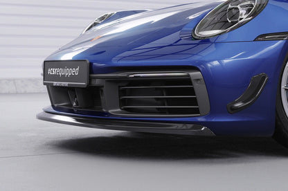 Lame de pare chocs avant type « cup » avec homologation ABE pour Porsche 911 / 992 - KDMPARTS EUROPE TUNING STORE