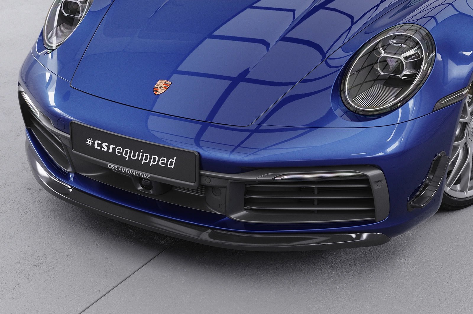 Lame de pare chocs avant type « cup » avec homologation ABE pour Porsche 911 / 992 - KDMPARTS EUROPE TUNING STORE