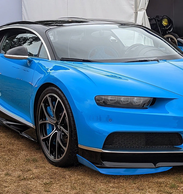 Lames de pare chocs avant en fibre de carbone DMC pour Bugatti Chiron PUR SPORT d'origine - KDMPARTS EUROPE TUNING STORE