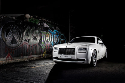 Lames de pare chocs avant en fibre de carbone forgée Black Badge de DMC pour Rolls Royce Ghost Série 1 et 2 - KDMPARTS EUROPE TUNING STORE