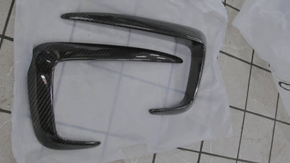 Lames de pare chocs avant en fibre de carbone forgée Black Badge de DMC pour Rolls Royce Ghost Série 1 et 2 - KDMPARTS EUROPE TUNING STORE