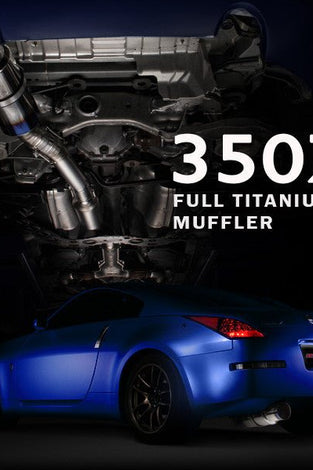 LIGNE D'ÉCHAPPEMENT CATBACK EN TITANE EXPREME Ti TOMEI NISSAN 350Z 2003 - 2009 TYPE - R (SINGLE) - KDMPARTS EUROPE TUNING STORE