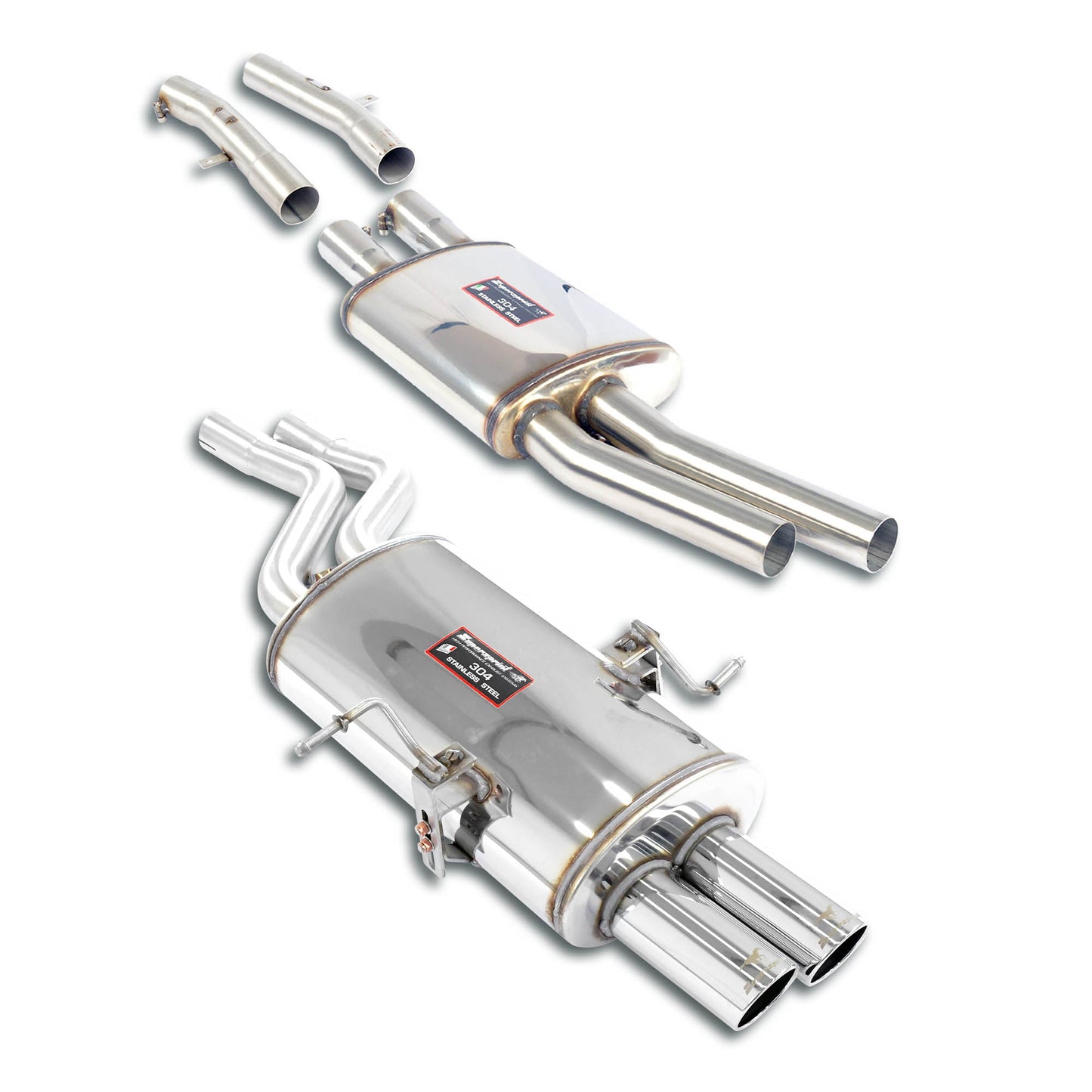 Ligne d'échappement Touring package Avec homologation CEE Supersprint pour BMW E46 320i (2.2i) (Berline - Break) ' 01 - > - KDMPARTS EUROPE TUNING STORE