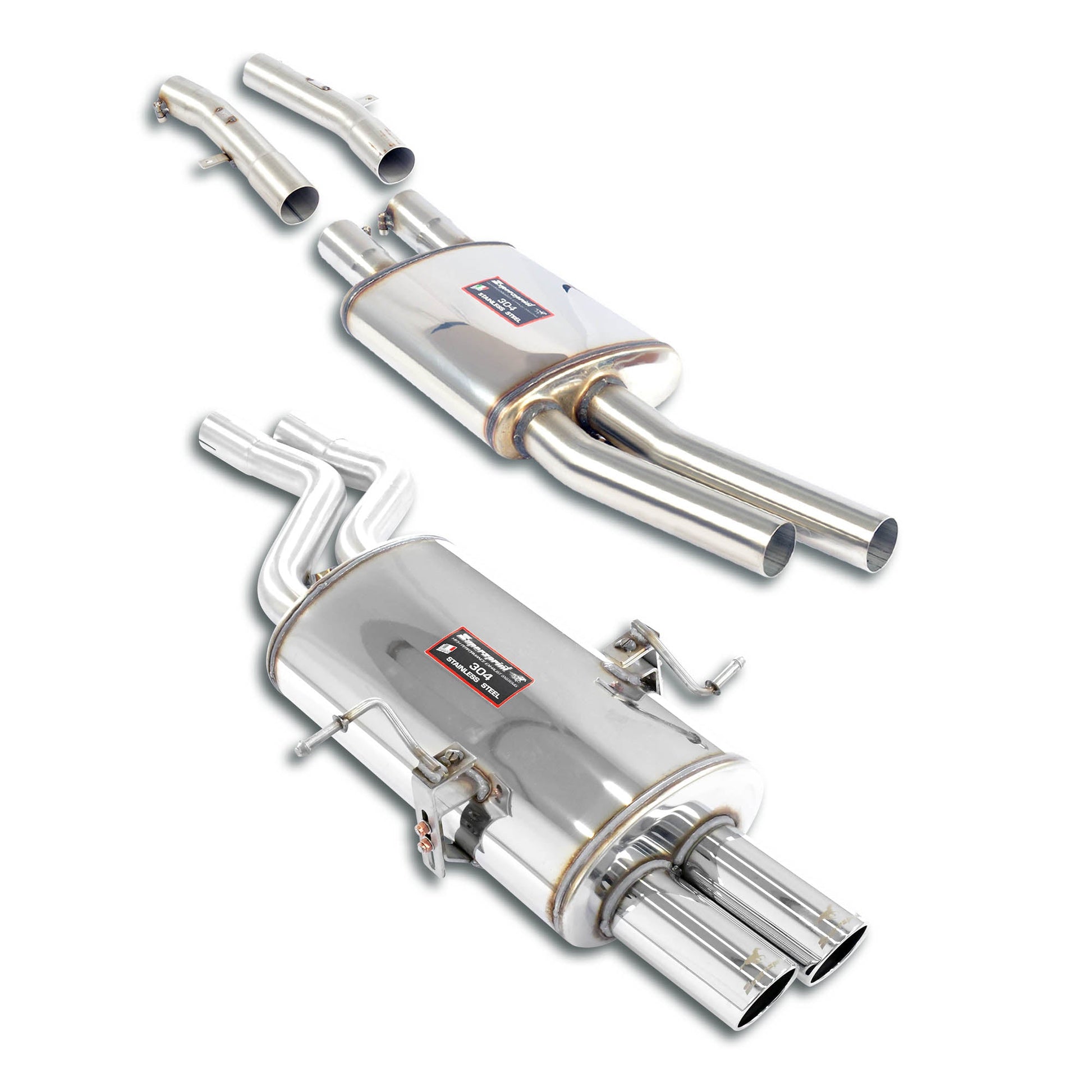 Ligne d'échappement Touring package Avec homologation CEE Supersprint pour BMW E46 330i (Berline - Break) ' 01 - > - KDMPARTS EUROPE TUNING STORE