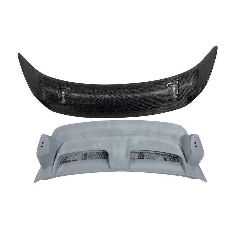Hayon arrière avec Aileron en Carbone pour Porsche 911 / 997 2005-2008 Look GT2 - MS accessoires Auto