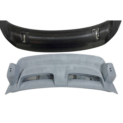 Hayon arrière avec Aileron en Carbone pour Porsche 911 / 997 2005-2008 Look GT2 - MS accessoires Auto