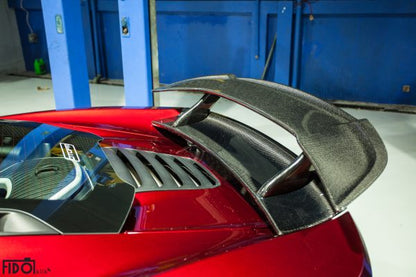 Aileron arrière avec spoiler de base en fibre de carbone de DMC pour McLaren 650S