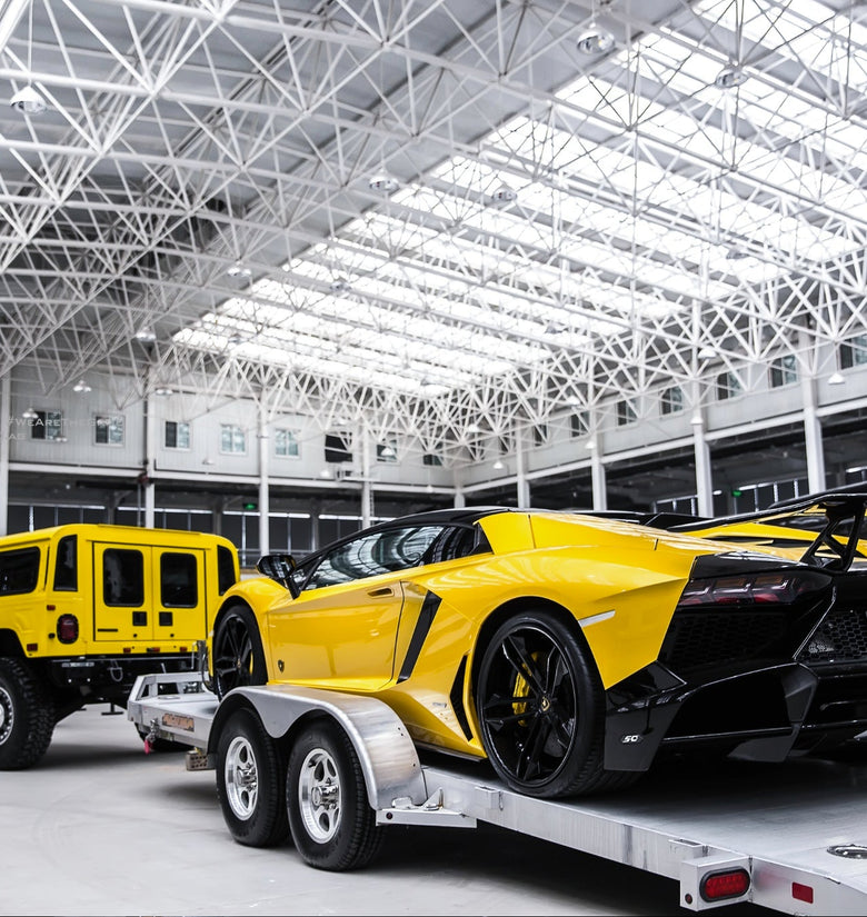 Pare chocs arrière en fibre de carbone « 50e anniversaire » DMC pour Lamborghini Aventador d'origine - KDMPARTS EUROPE TUNING STORE