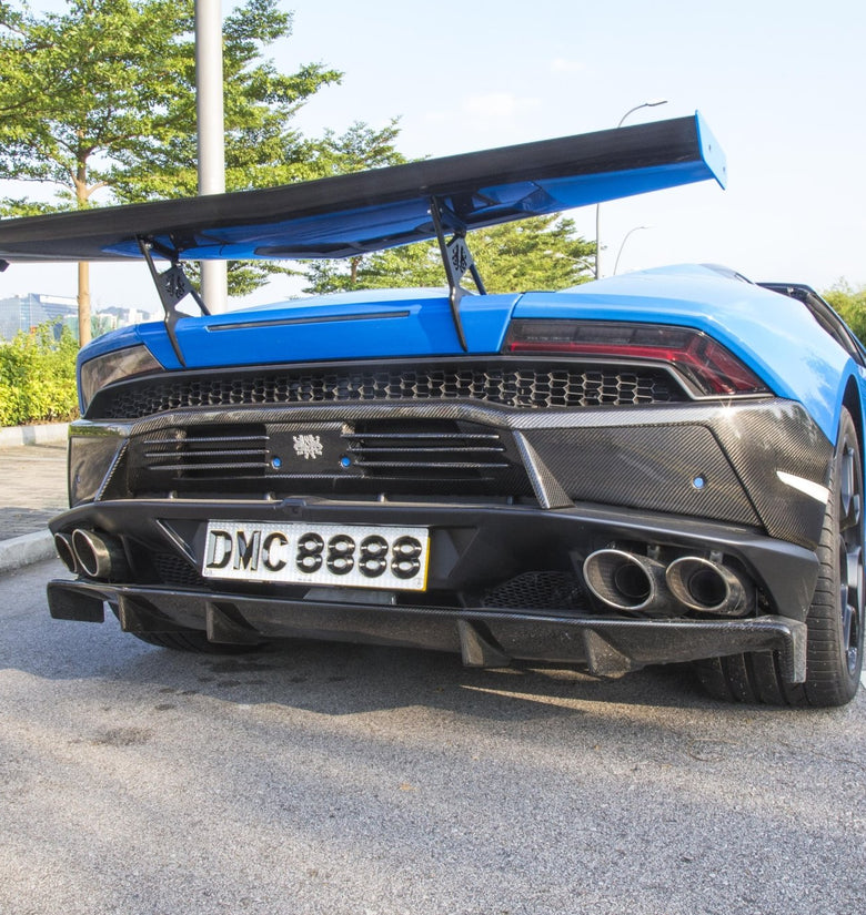 Pare chocs arrière en fibre de carbone « E - GT » de DMC pour Lamborghini Huracan Coupé et Spyder d'origine - KDMPARTS EUROPE TUNING STORE