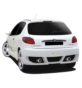 Pare chocs arrière Peugeot 206 (98 - 08) – Look dérivé - KDMPARTS EUROPE TUNING STORE