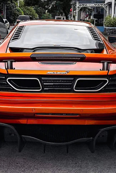 Pare chocs arrière pour McLaren MP4 12C / 650S 2011 - 2017 Style Rebel performance partiellement en fibre de carbone - KDMPARTS EUROPE TUNING STORE