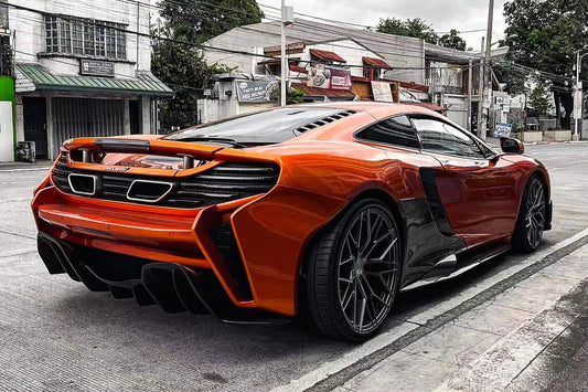 Pare chocs arrière pour McLaren MP4 12C / 650S 2011 - 2017 Style Rebel performance partiellement en fibre de carbone - KDMPARTS EUROPE TUNING STORE