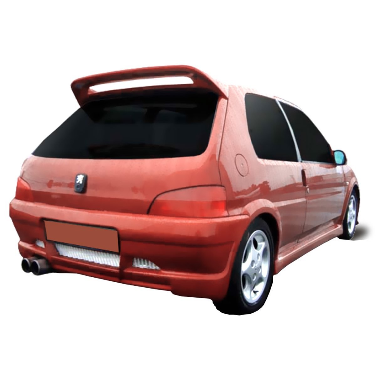 Pare chocs arrière pour Peugeot 106 (1996 - 2005) look Zicon - KDMPARTS EUROPE TUNING STORE