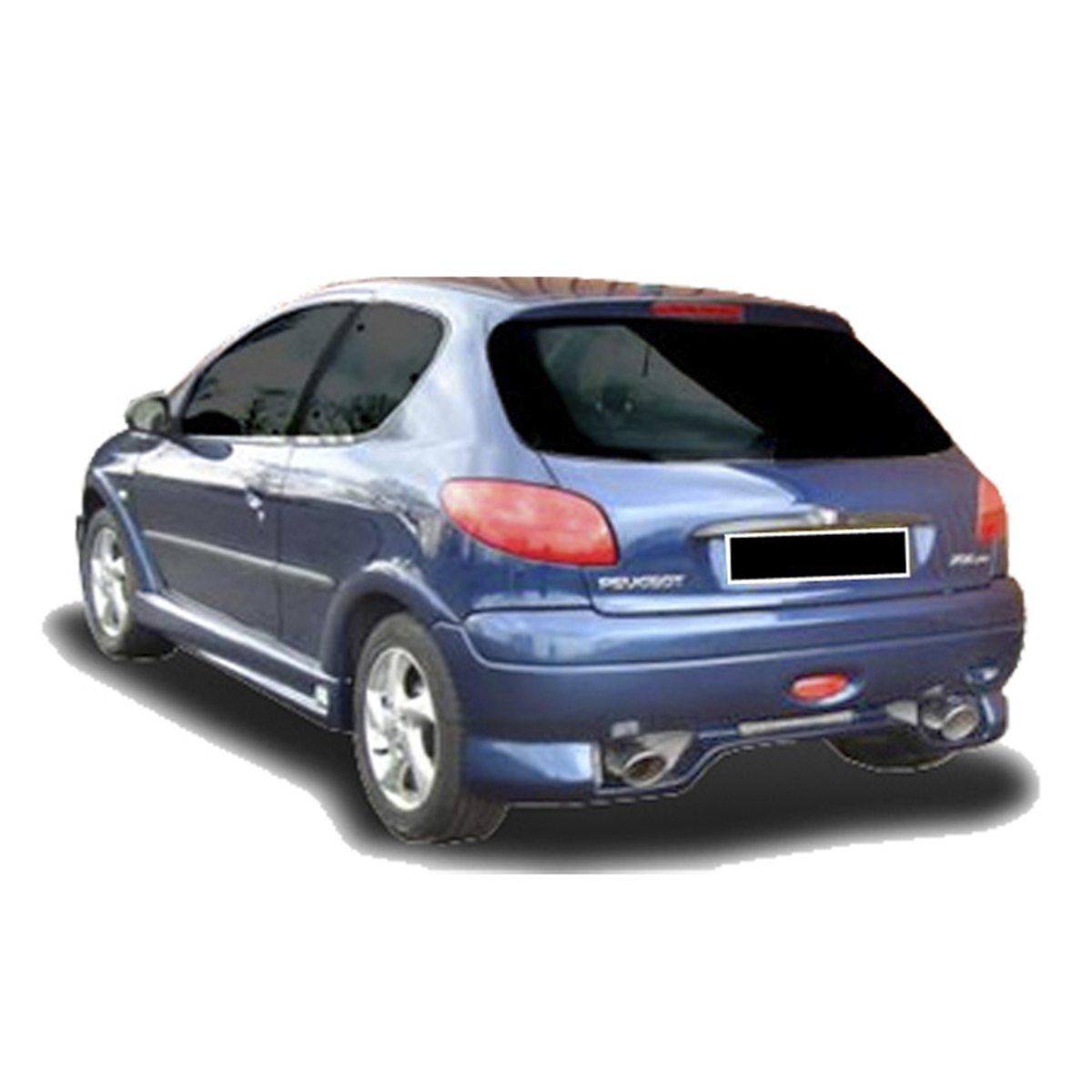Pare chocs arrière pour Peugeot 206 (98 - 08) – Look BadBoy - KDMPARTS EUROPE TUNING STORE
