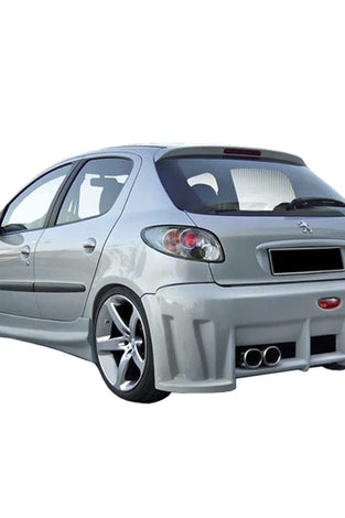 Pare chocs arrière pour Peugeot 206 (98 - 08) – Look extrême - KDMPARTS EUROPE TUNING STORE