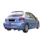 Pare chocs arrière pour Peugeot 206 (98 - 08) – Look Flash - KDMPARTS EUROPE TUNING STORE