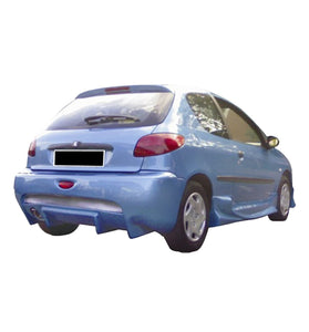 Pare chocs arrière pour Peugeot 206 (98 - 08) – Look Flash - KDMPARTS EUROPE TUNING STORE