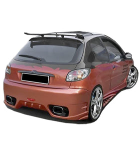 Pare chocs arrière pour Peugeot 206 (98 - 08) – Look Modena - KDMPARTS EUROPE TUNING STORE