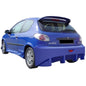 Pare chocs arrière pour Peugeot 206 (98 - 08) – Look RS - KDMPARTS EUROPE TUNING STORE